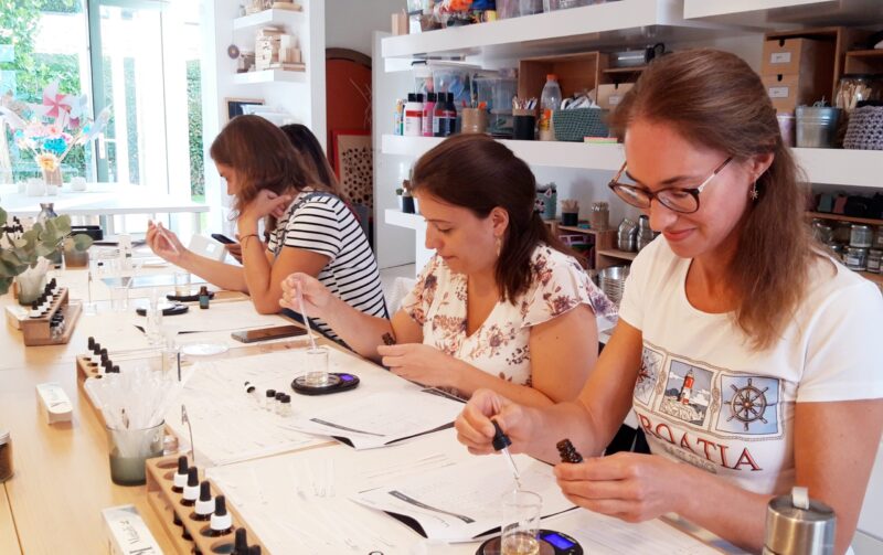 Atelier création parfum collectif