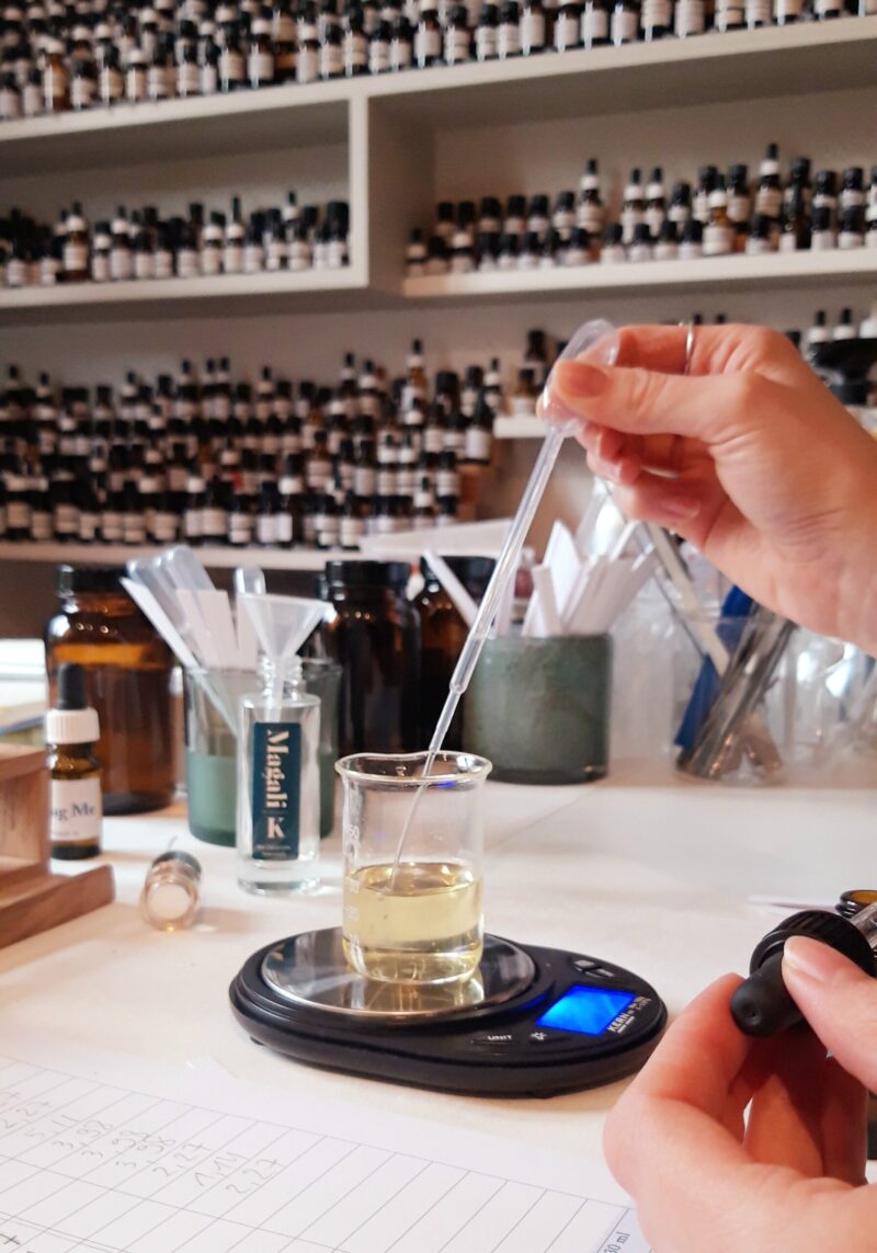 atelier individuel création parfum